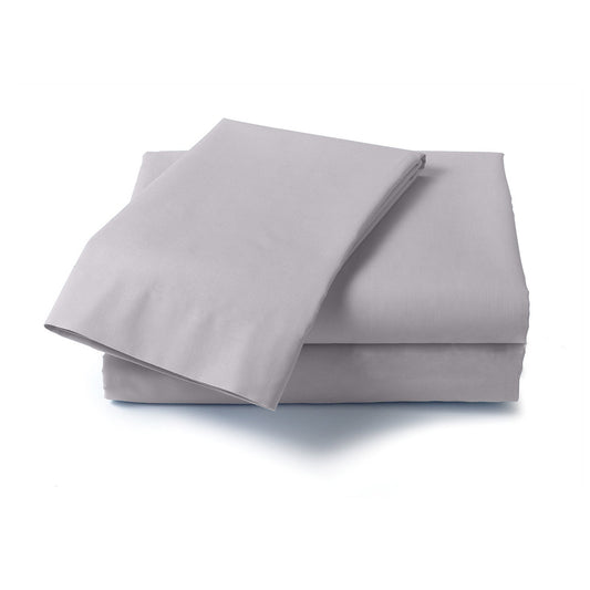 Elegant Bed Sheet with Pillow Covers β Soft, Durable, and Stylish Set, Silver