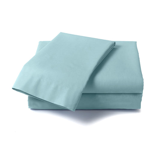 Elegant Bed Sheet with Pillow Covers – Soft, Durable, and Stylish Set, Baby Blue