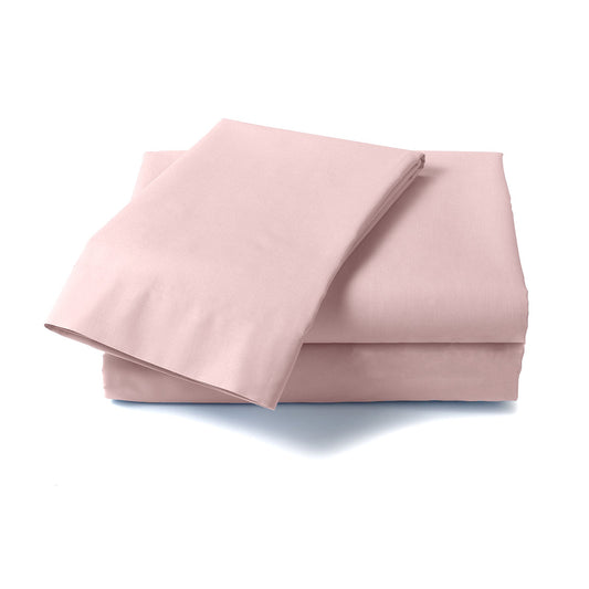 Elegant Bed Sheet with Pillow Covers – Soft, Durable, and Stylish Set, Light Pink
