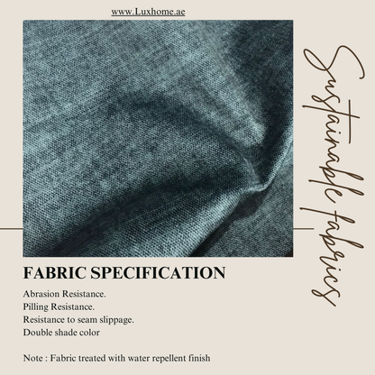 Upholstery Fabric for Chair, Sofa 140cm Width, 93 dh per Meter (Green) Cut by Mtr