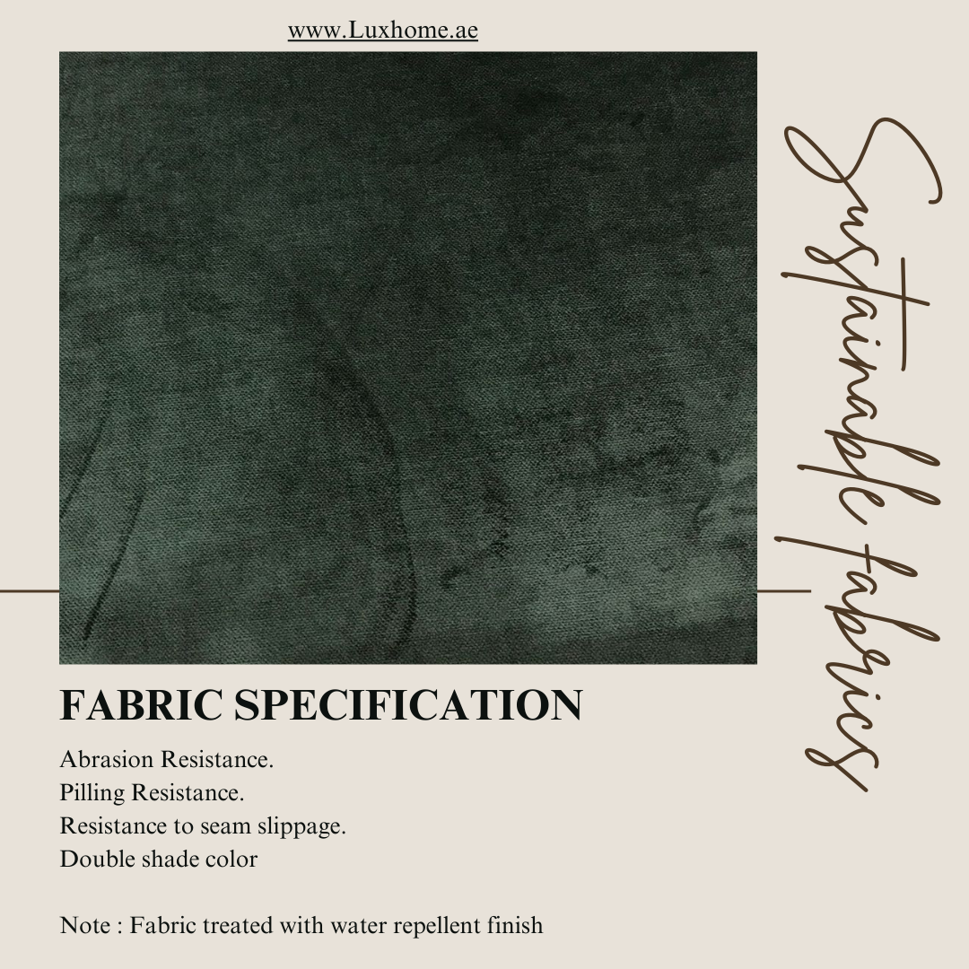 Upholstery Fabric for Chair, Sofa 140cm Width, 93 dh per Meter (Green) Cut by Mtr