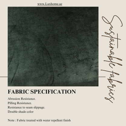 Upholstery Fabric for Chair, Sofa 140cm Width, 93 dh per Meter (Green) Cut by Mtr