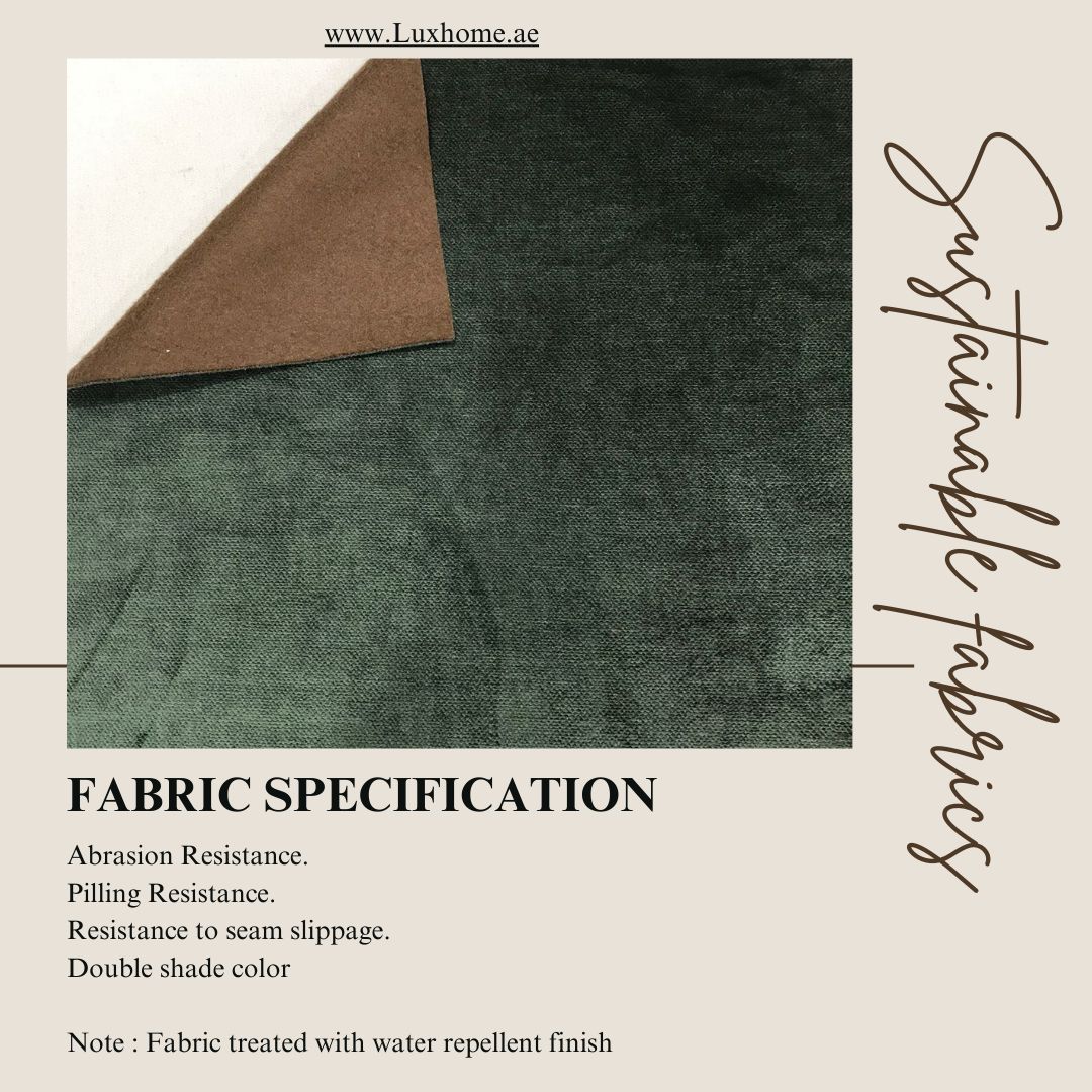 Upholstery Fabric for Chair, Sofa 140cm Width, 93 dh per Meter (Green) Cut by Mtr