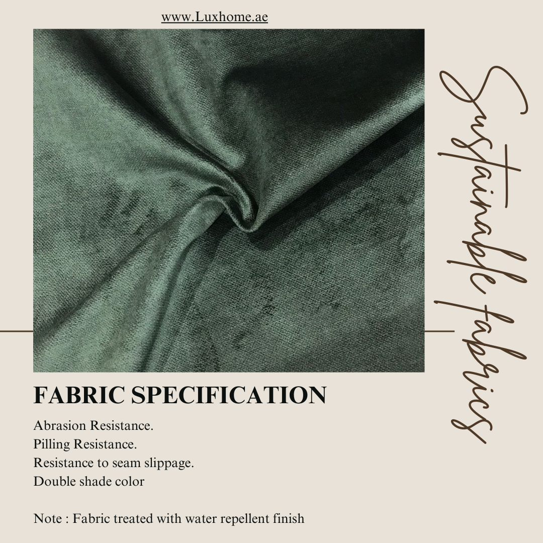 Upholstery Fabric for Chair, Sofa 140cm Width, 93 dh per Meter (Green) Cut by Mtr