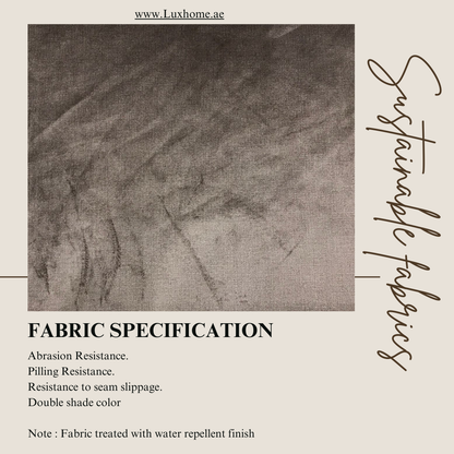 Upholstery Fabric for Chair, Sofa 140cm Width, 75dh per Meter Brown color