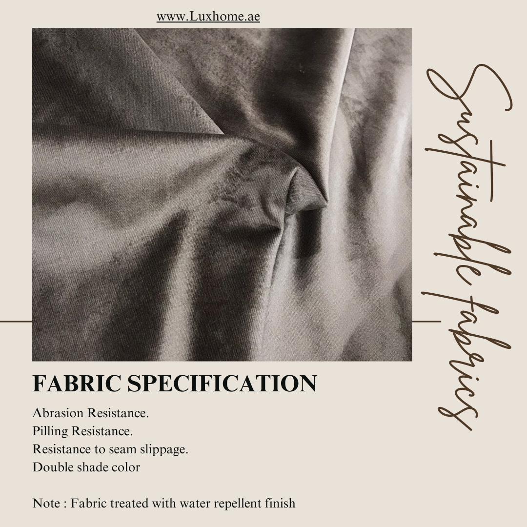 Upholstery Fabric for Chair, Sofa 140cm Width, 75dh per Meter Brown color