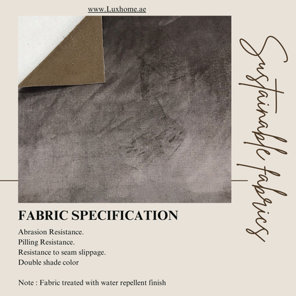 Upholstery Fabric for Chair, Sofa 140cm Width, 75dh per Meter Brown color