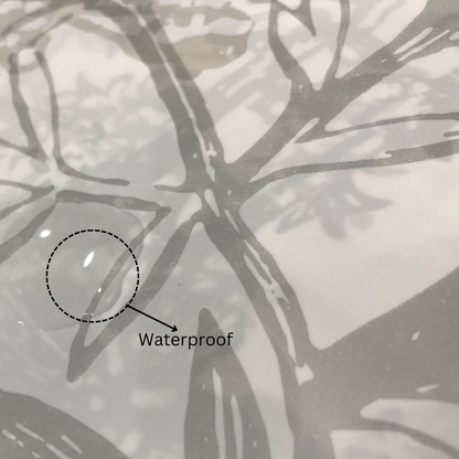 Marble Print Shower Curtain, 180 x 180 cm, Waterproof Fabric with Metal Grommets 12 Pack Plastic Hooks