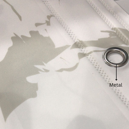 Marble Shower Curtain Beige and White Fabric Shower Curtains for Decorative Bathroom， Waterproof (180x180 cm inch, Beige Marble)