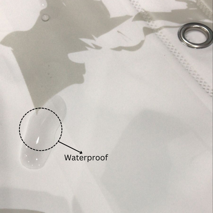 Marble Shower Curtain Beige and White Fabric Shower Curtains for Decorative Bathroom， Waterproof (180x180 cm inch, Beige Marble)